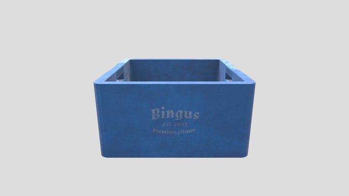 Crate 3D Model