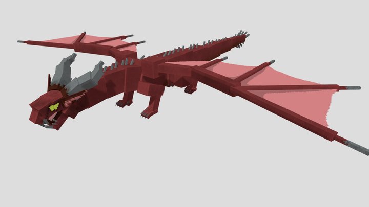 Dragon Blockbench (exercise) 3D Model