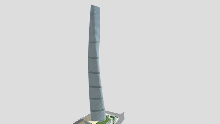 218712上海中心大厦 3D Model