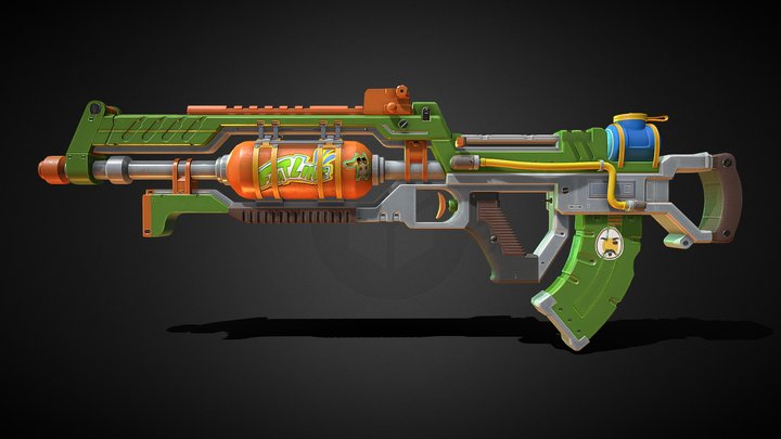 Apex Legends VK-47 Flatline Splash Zone – Kostenloses 3D-Modell STL