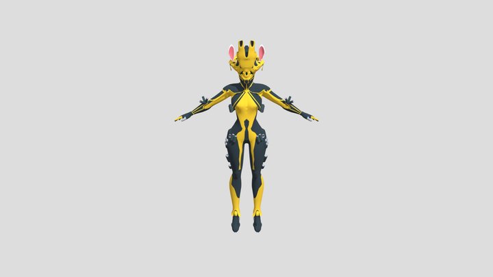Mesa from Warframe 3D Model