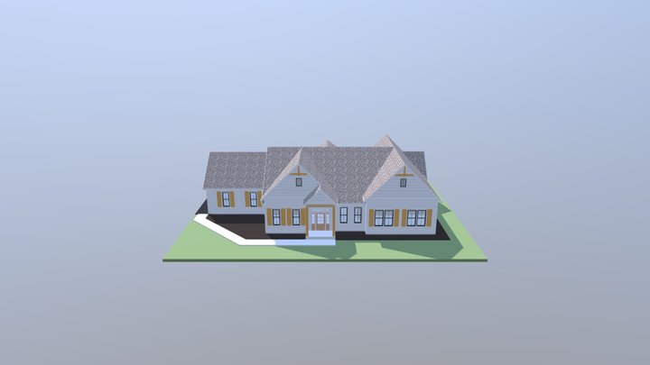 Farmhouse Ranch 3D Model