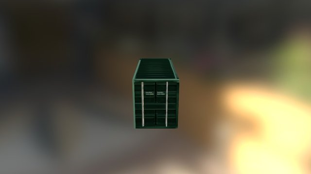 Container Clean 3D Model