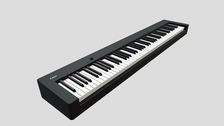 Piano Keyboard 3D Model