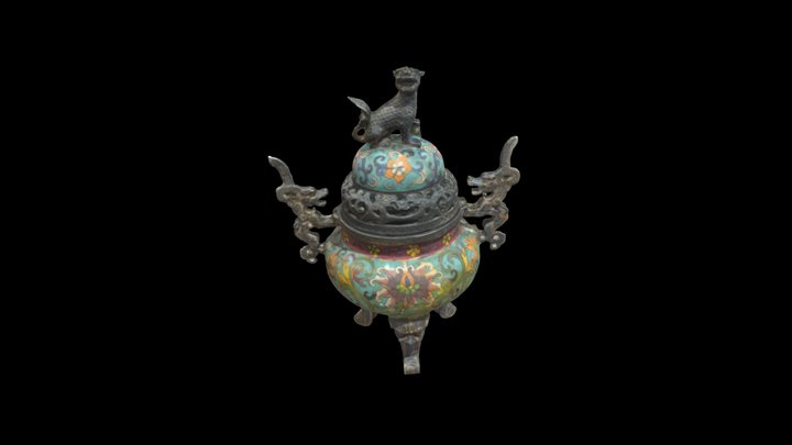 香炉 3D Model