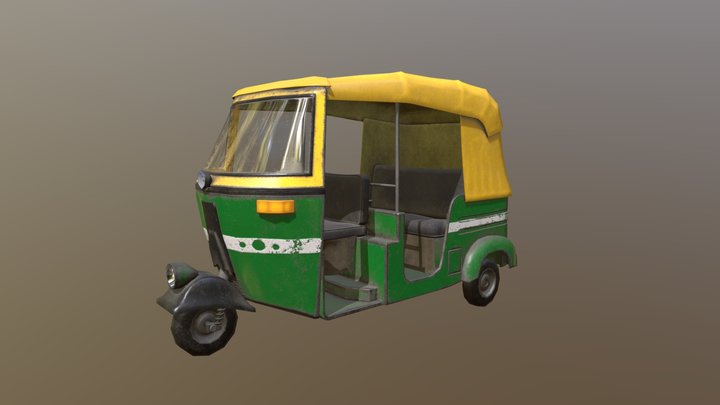 Tuktuk 3D Model