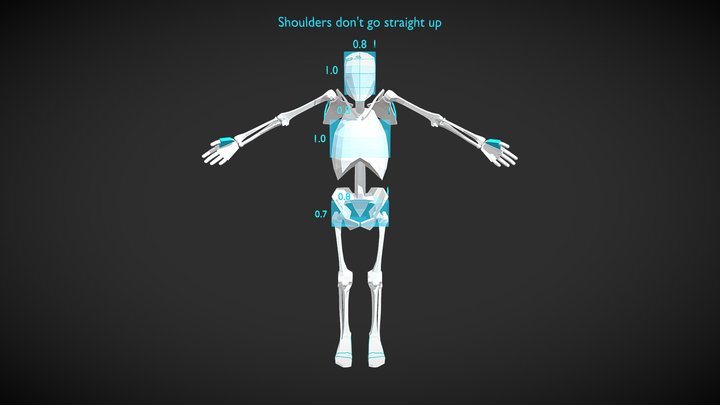 Shoulder Movement Animation 3D Model
