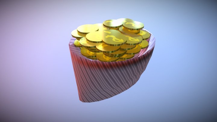 Bag Gold 3D Model