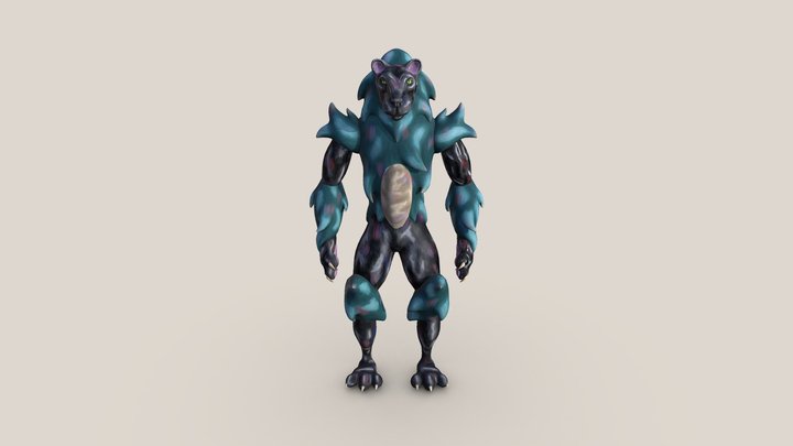 ART207 - Creature 3D Model