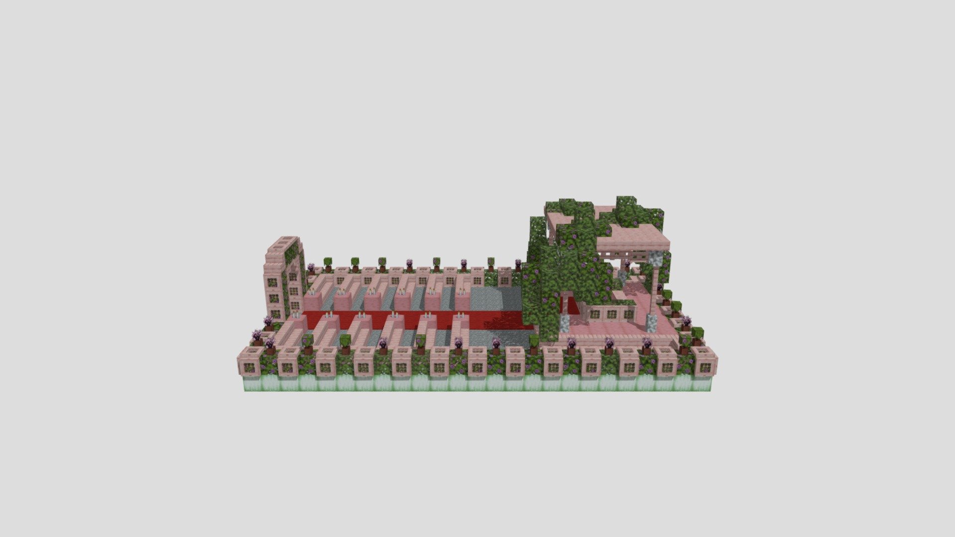Minecraft Wedding Venue - 3D model by NK612 [e9f9fd1] - Sketchfab