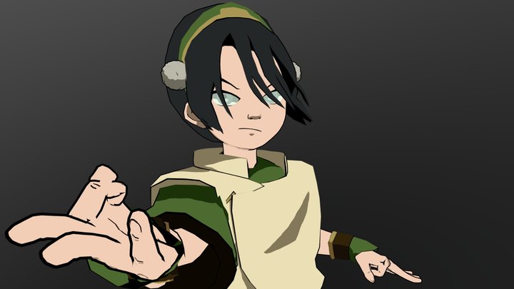 Toph Beifong - Avatar The Last Airbender 3D Model