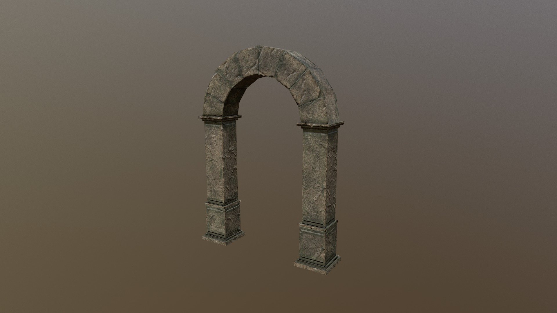 Ancient Ruins Optimized - Arch Low Poly - Buy Royalty Free 3D model by ...