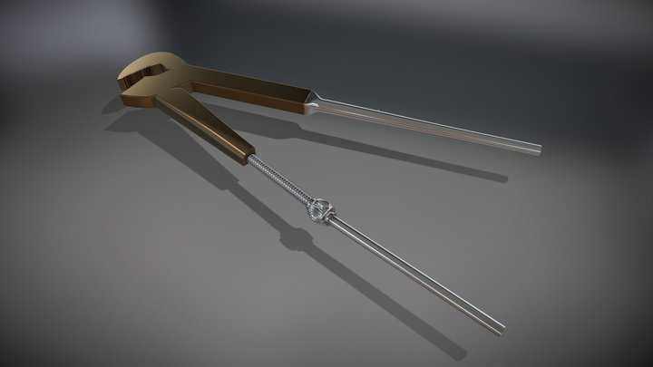 Skiftnyckel 3D Model