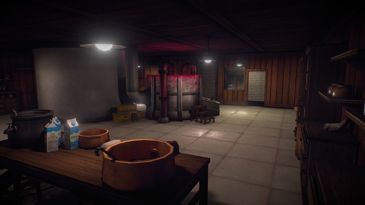 🍪 Kitchen And Lab by Amogusstrikesback2 3D Model
