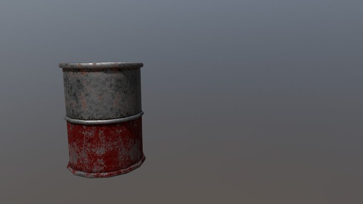 Barrel (props) 3D Model