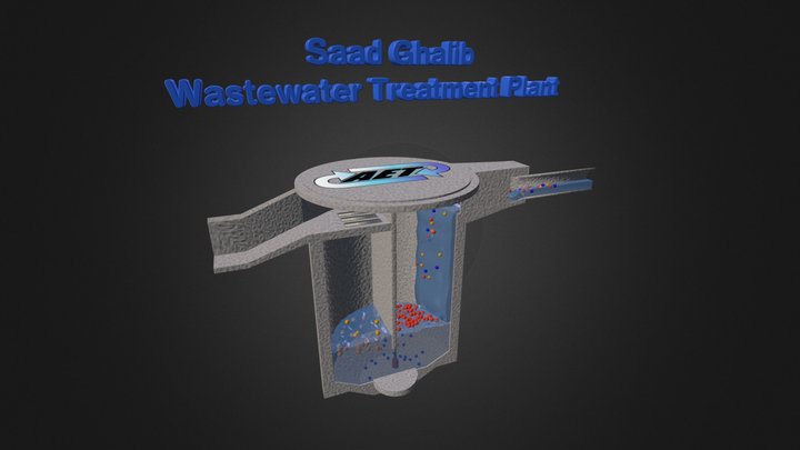 Saad Ghalib: Wastewater Treatment Plant 3D Model