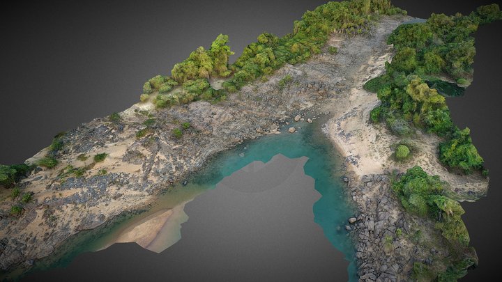 Canal secundário seco do Médio Xingu – Modèle 3D gratuit STL