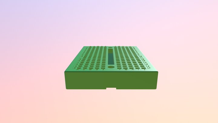Mini Breadboard 3D Model