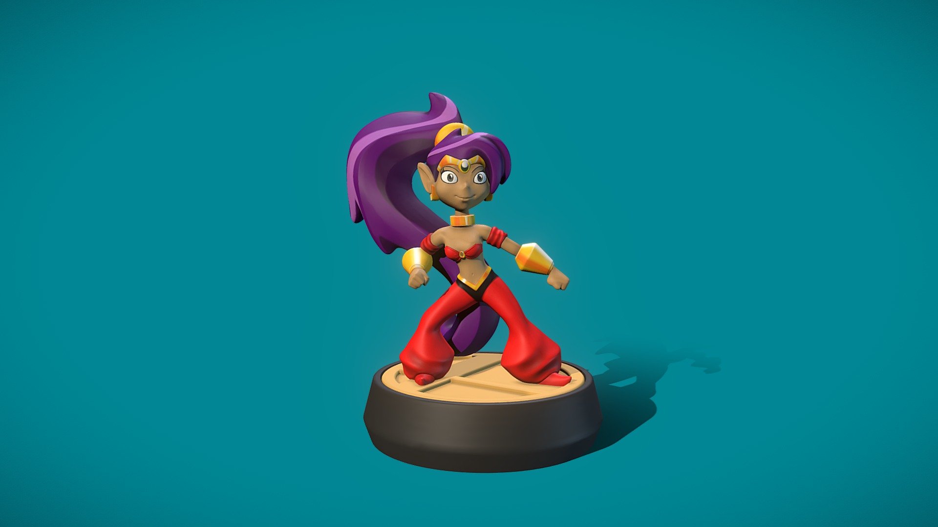 Shantae - 3D model by VitaliyBurovArt [e9fe62e] - Sketchfab