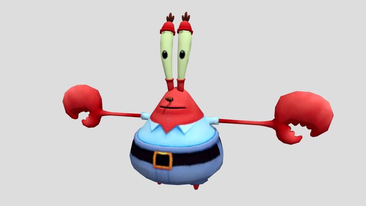 SpongeBob SquarePants Smart Cycle - Mr. Krabs 3D Model