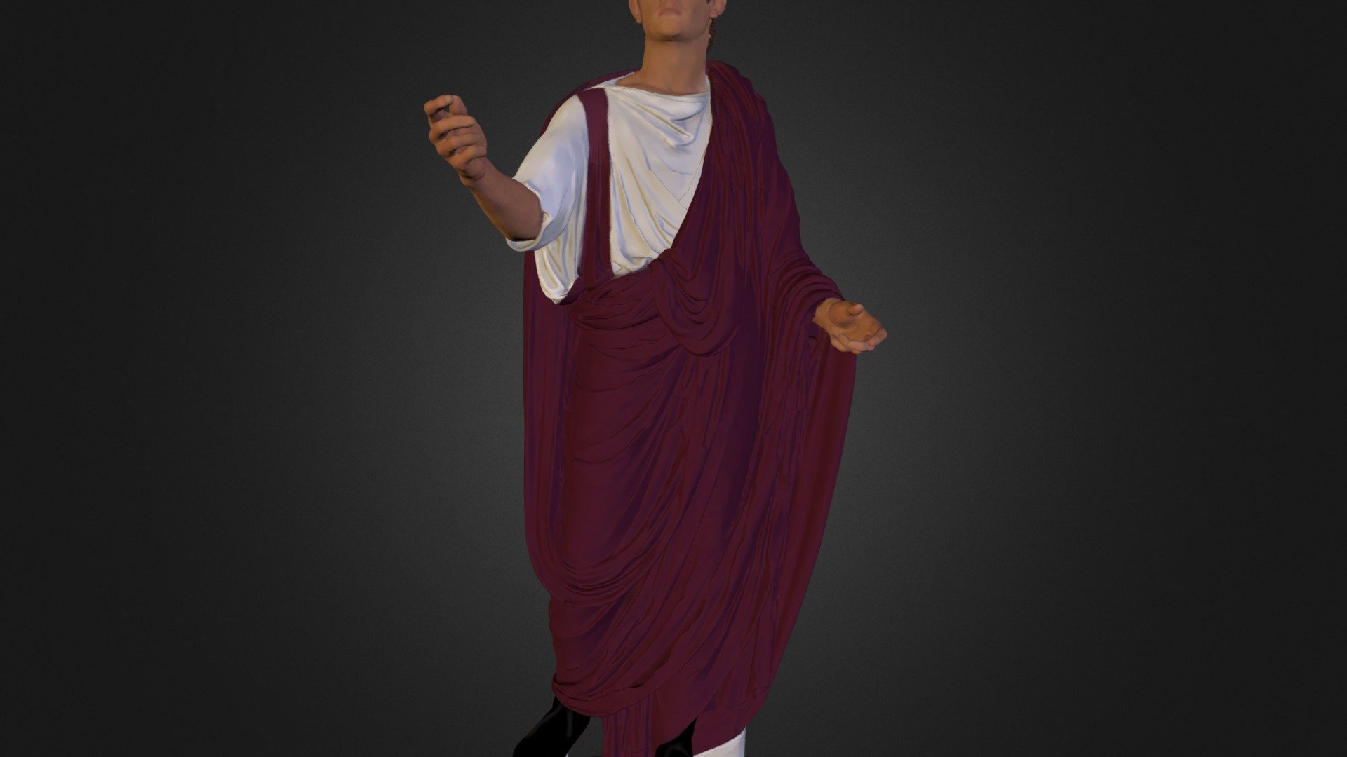 Caligula Toga Purpurea - 3D model by Flyover Zone (@FlyoverZone ...