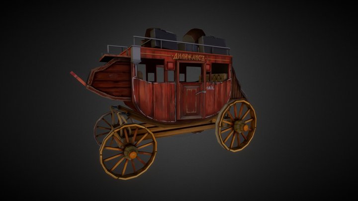 Stagecoach 3D Model