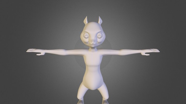 squirrelBoy.obj 3D Model
