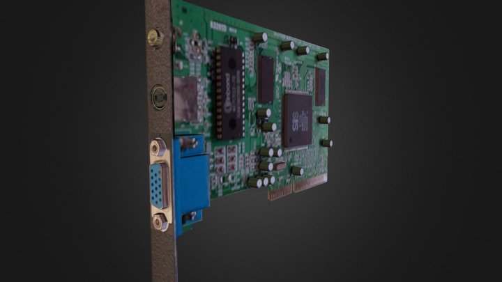 Grafica AGP 3D Model