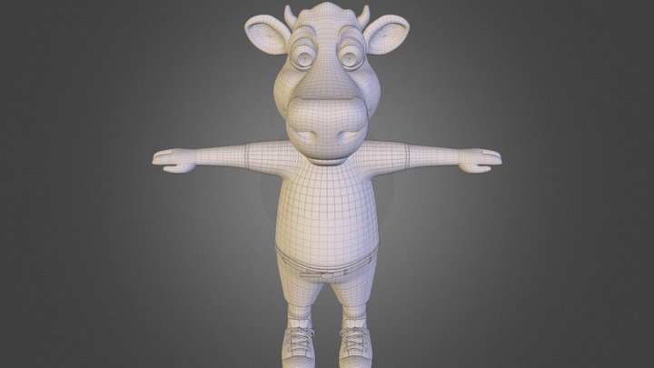 cow.obj 3D Model