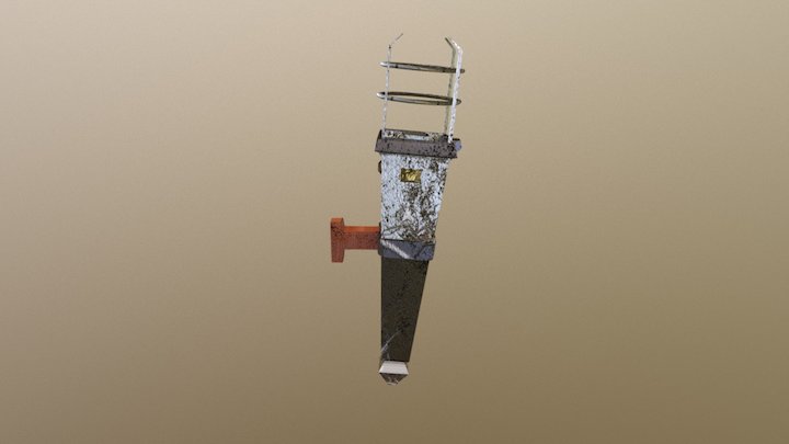 Old torch 3D Model