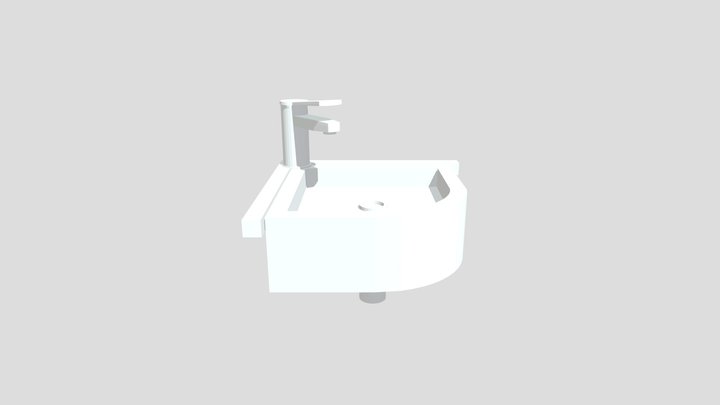 Wall Mounted Sink – Free 3D Model STL