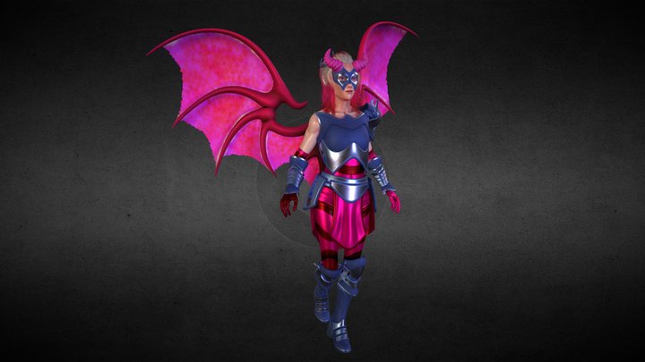 Demon Warrior 3D Model