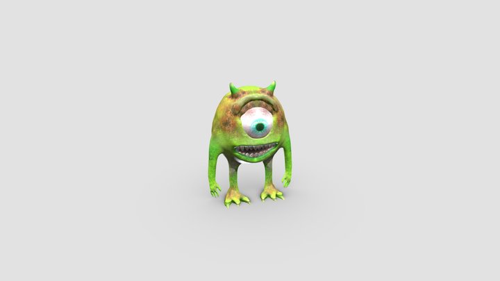 Monster Eye Final 3D Model