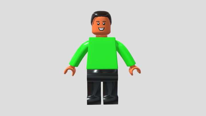 Lego boy marv 3D Model