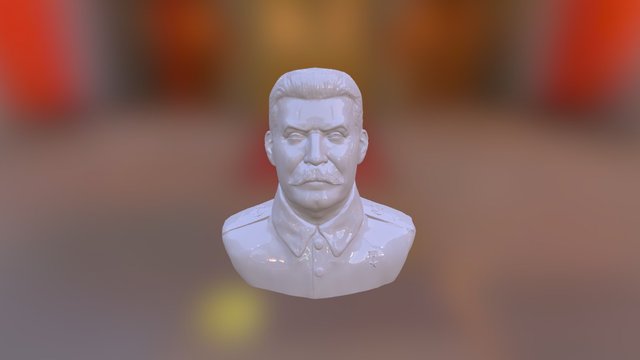 Бюст Сталина 3D Model
