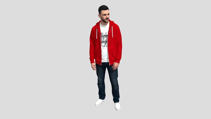 Red Hoodie Portrait