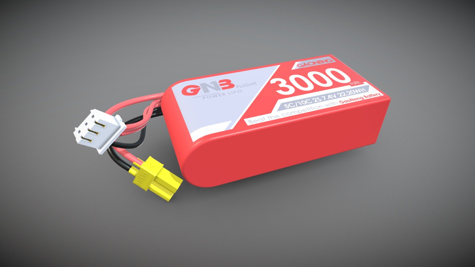 DF-MODELS Lipo battery 2S 7.4 V 1300 mAh (for DF3128) - 6963
