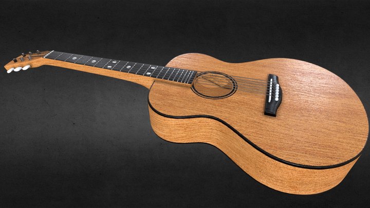 Guitar 3D Model