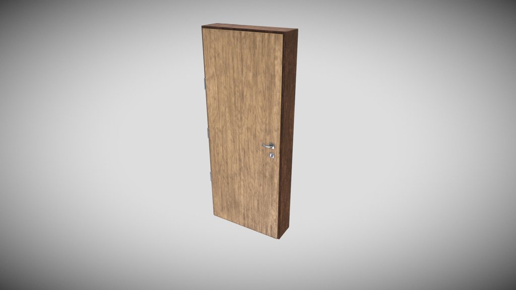 Animated Office Doors with a Doorframe