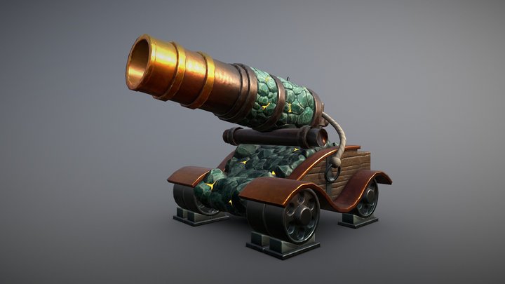 Lava Cannon 3D Model
