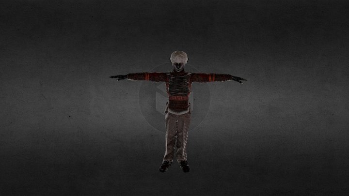 Round House Kick 3D Model