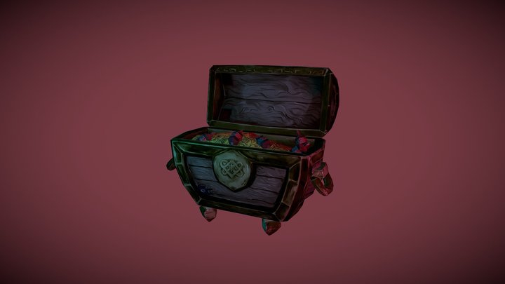 Year 1 DMUGA- Treasure Chest 3D Model