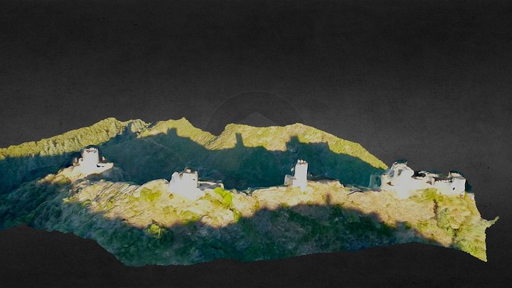 Château de Lastours 3D Model