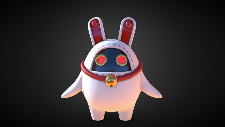 Luckyboo Fanart 3D Model