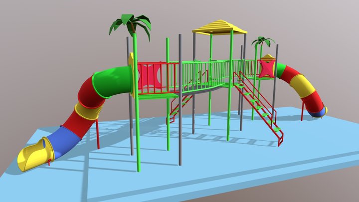 tobogan acuatico 1 3D Model