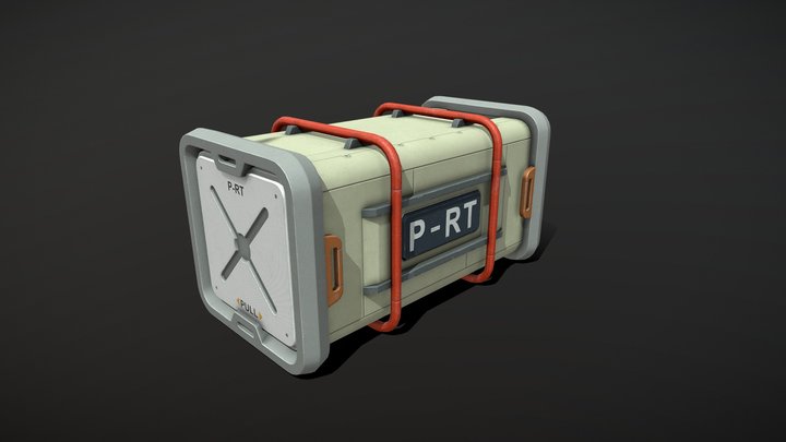 Space container - Mars mission 3D Model