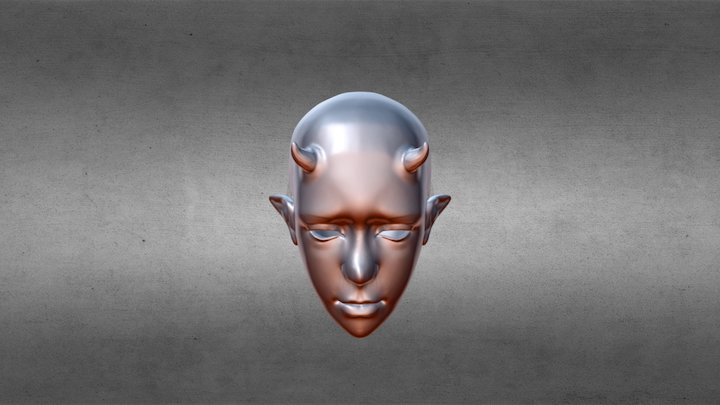 WIP monster head 3D Model