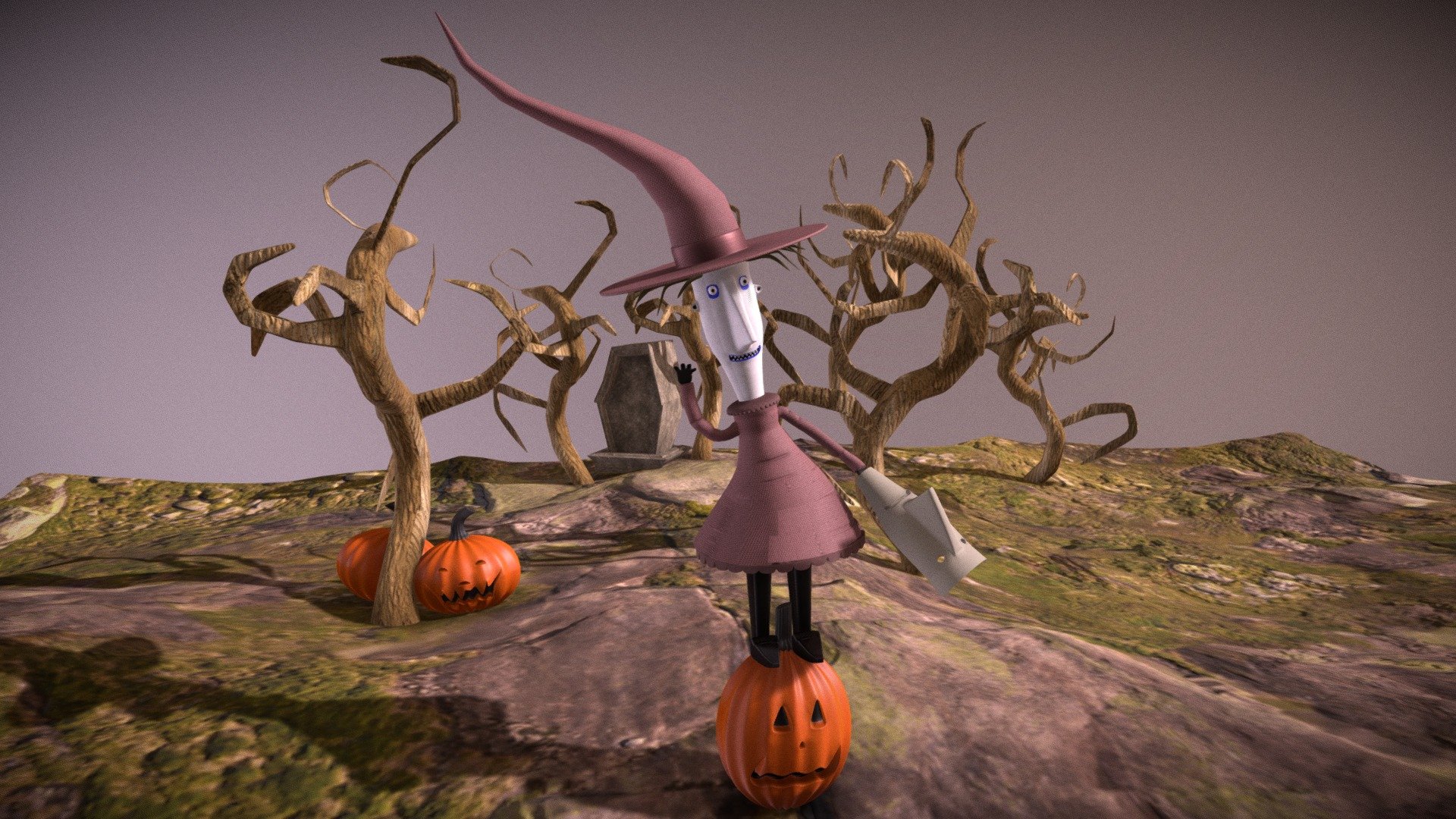 Shock by The Nightmare Before Christmas 3D model by HugoCabreth