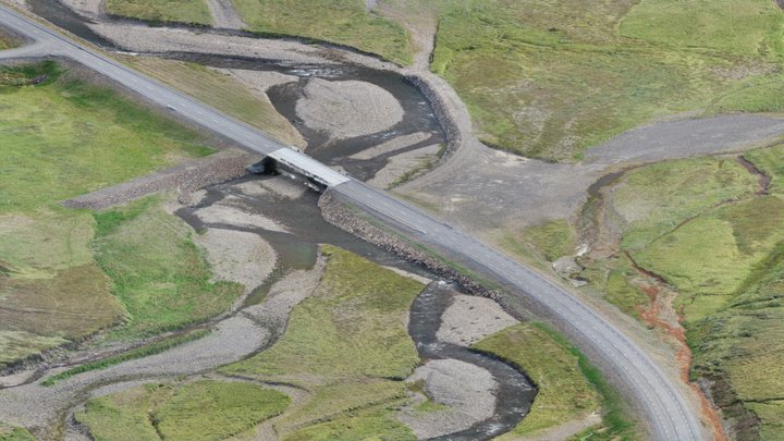 Norðfjörður Nýjr farvegur 3D Model