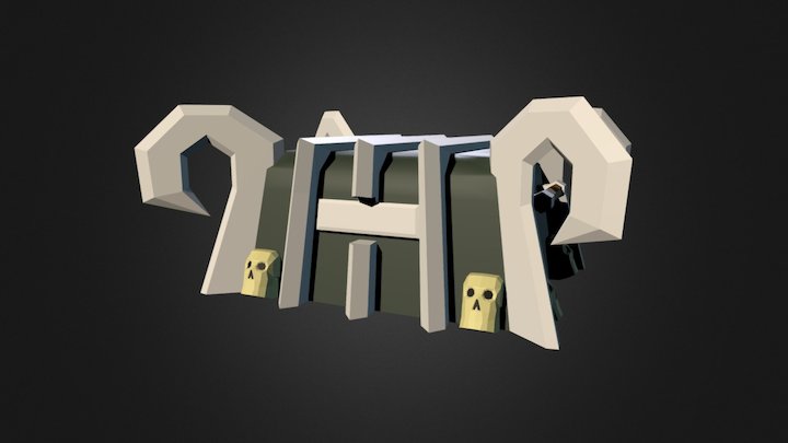 Skull Chest WIP 3D Model